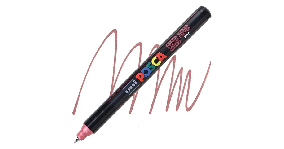 MARCADOR POSCA 1MR ROJO METALICO 0.7MM