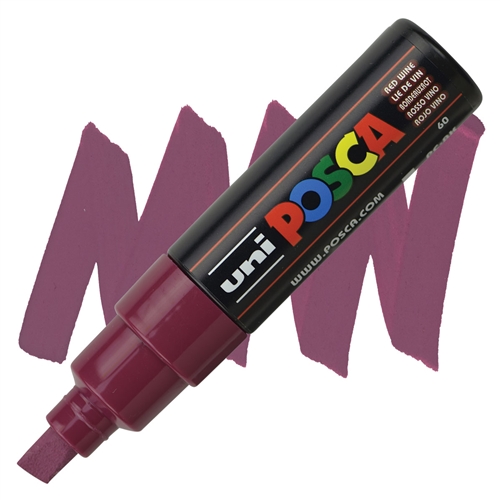 MARCADOR POSCA PC-8K ROJO VINO 8.0 MM 1