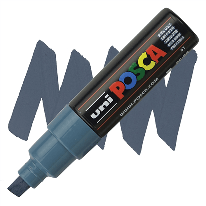 MARCADOR POSCA PC-8K GRIS PIZARRA 8.0 MM