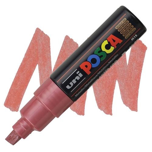 MARCADOR POSCA PC-8K ROJO METALICO 8.0 MM 1
