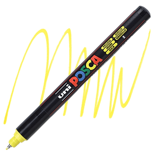 MARCADOR POSCA 1MR AMARILLO 0.7MM