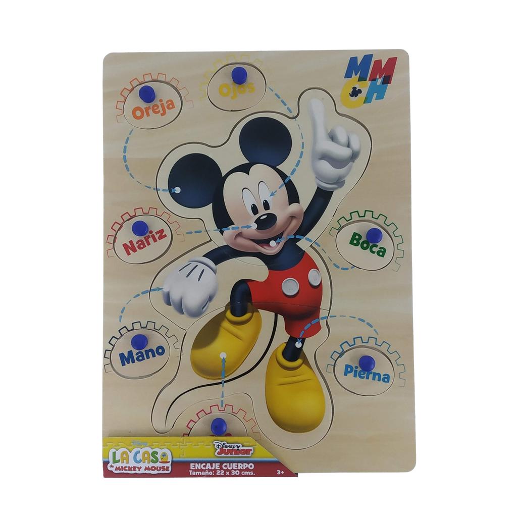JUEGO ENCAJE 7 BOTONES CUERPO 22 X 30 MICKEY DISNEY TOYNG ADM-1000 1