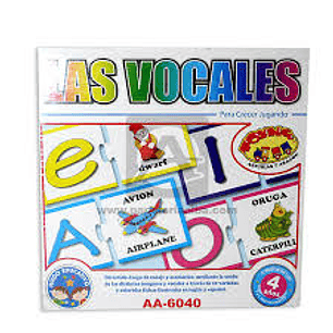 JUEGO EDUCATIVO LAS VOCALES COD-AA6040 ( CD )