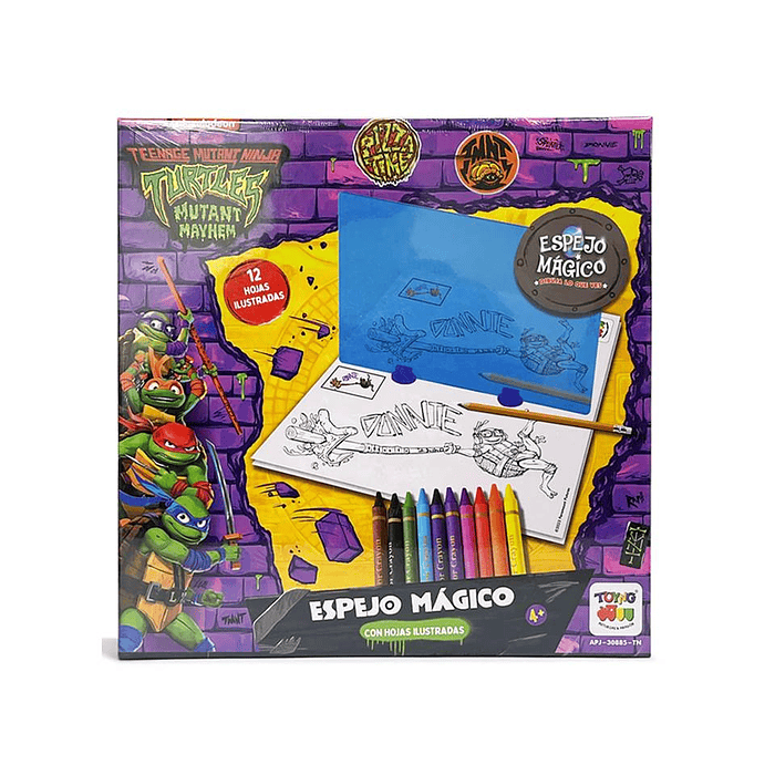 JUEGO ESPEJO MAGICO TURTLES TOYNG 4+ ADJ-30885