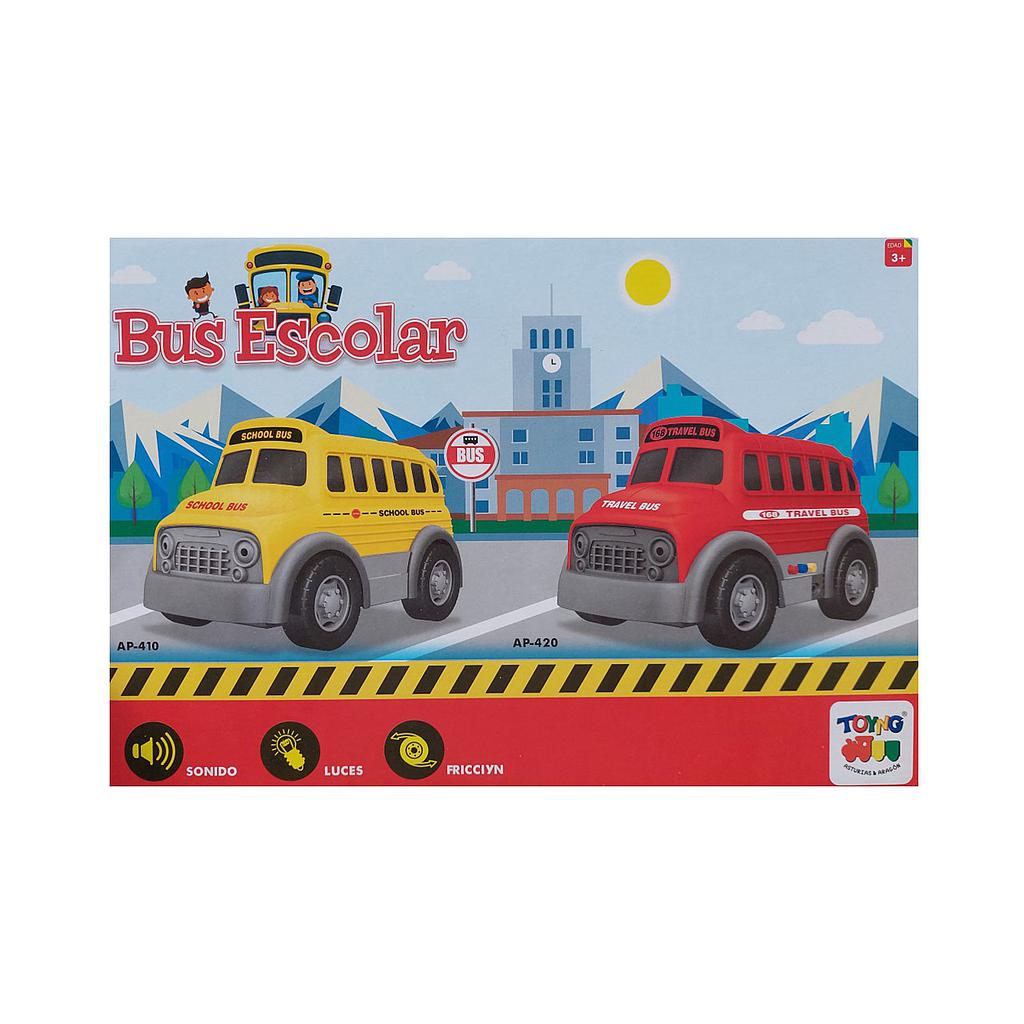 BUS ESCOLAR ROJO/AMARILLO TOYNG AP-410/420 1