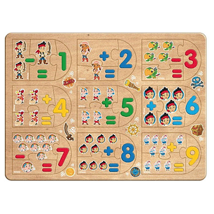 JUEGO ENCAJE SUMAS Y RESTAS JAKE DISNEY TOYNG 3+ ADM-4900