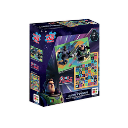 JUEGOS 2 EN 1 PUZZLE 48 PZS + OJO DE LINCE LIGHT YEAR DISNEY TOYNG 3+ ADJ-72870