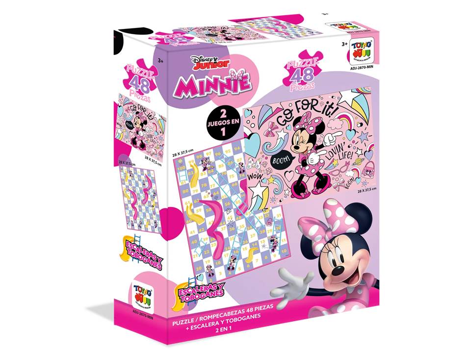 PUZZLE/ROMPECABEZA 72 PZS. + AMIGAS VIAJERAS MINNIE DISNEY TOYNG 3+ ADJ-2871 1