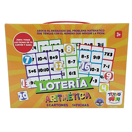 JUEGO DE LOTERIA ARITMETICA TOYNG 3+ AA-6290