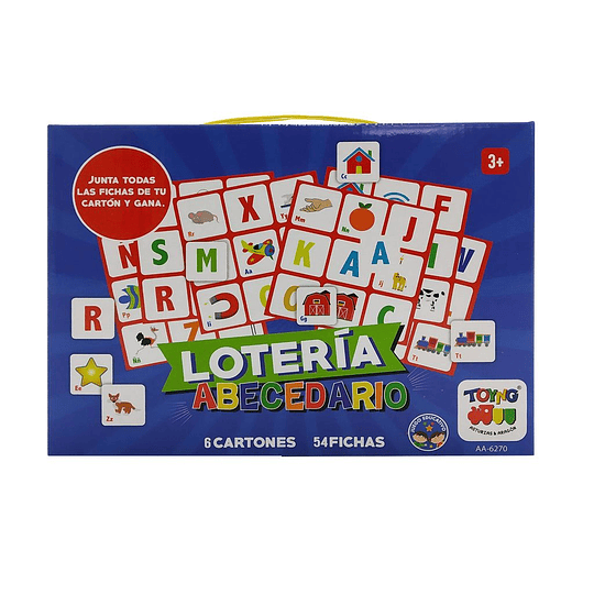 JUEGO DE LOTERIA ABECEDARIO TOYNG 3+ AA-6270