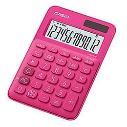 CALCULADORA CASIO DE ESCRITORIO 12 DIGITOS MS-20UC-RD