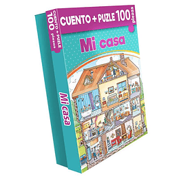 CUENTO + PUZZLE MUNDICROM MI CASA (100 PIEZAS)