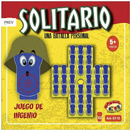 JUEGO DE INGENIO SOLITARIO (+5 AÑOS) 32PZS. AA-5110