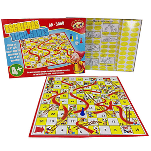 JUEGO DE MESA ASTURIAS ESCALERAS Y TOBOGANES COD-5060