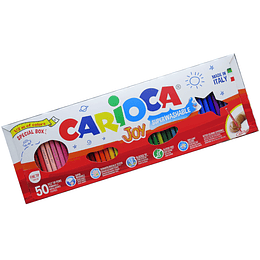 MARCADORES CARIOCA JOY  50 COLORES