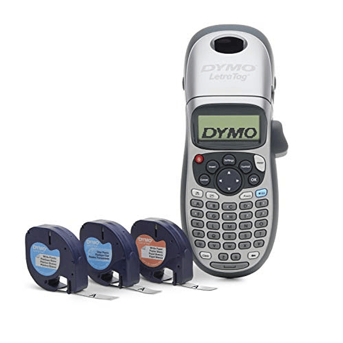 ROTULADORA DYMO (LT-100H) LETRA TAG XM SILVER (2174538)