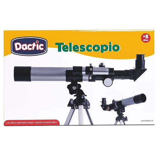 TELESCOPIO ALUMINIO C/TRIPODE DACTIC +8 (D705084)