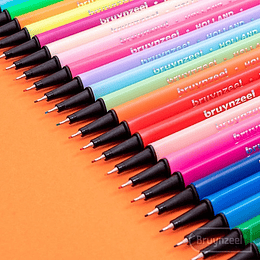 TIRALINEAS 36 COLORES BRUYNZEEL FINELINERS  