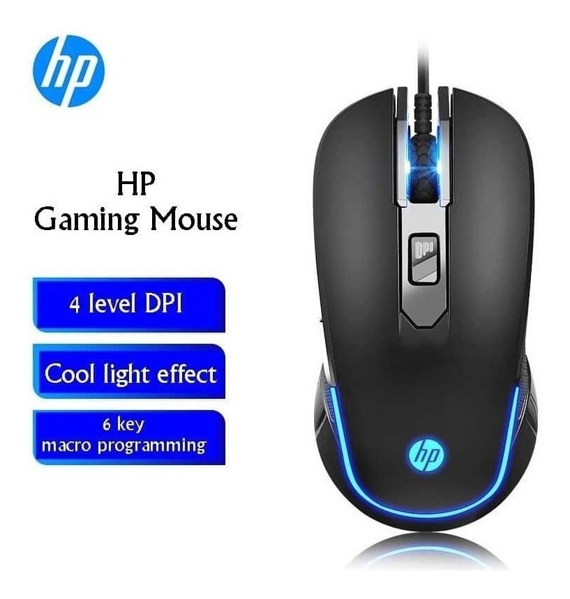 MOUSE GAMING HP NEGRO M200 1