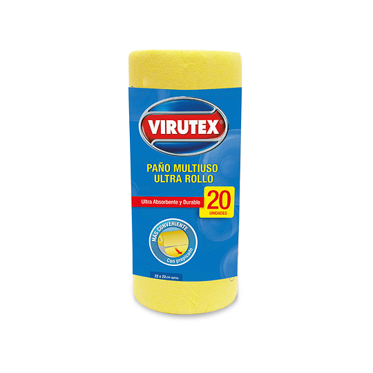 PAÑO MULTIUSO VIRUTEX EN ROLLO X 20 UNID.