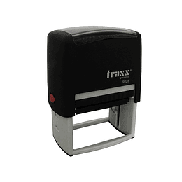 TIMBRE AUTOMATICO TRAXX ( 9028 ) 35 x 60 mm NEGRO 