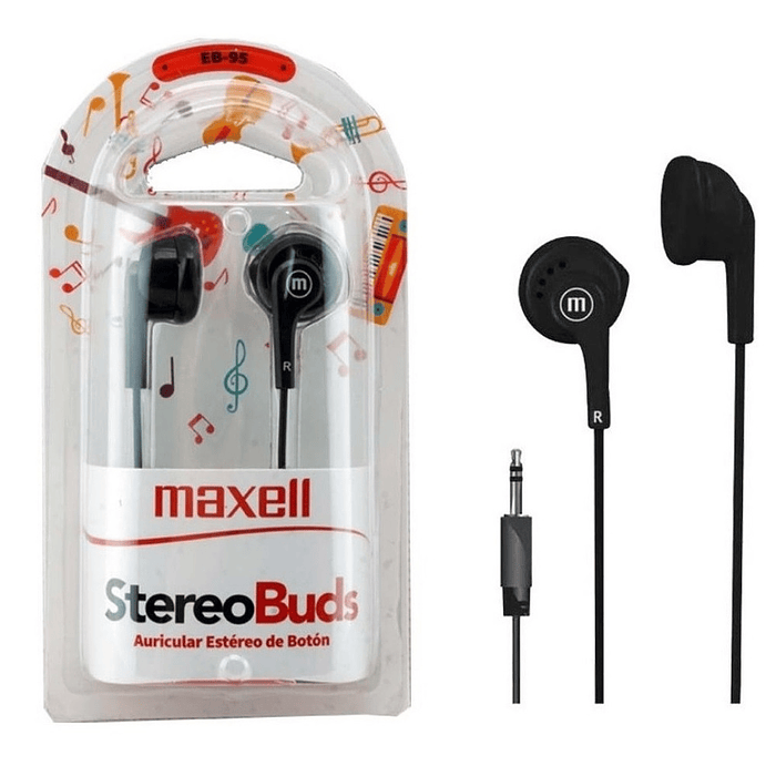 AUDIFONO MAXELL MANOS LIBRES NEGRO EB-MIC