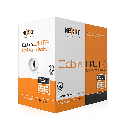 CAJA CABLE RED NEXXT CAT5e GRIS X 303 mts AB355NXT31