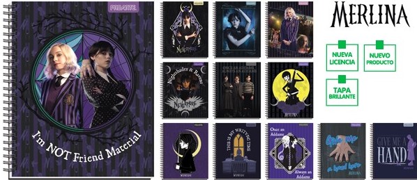 CUADERNO PROARTE UNIV. 7mm 100 Hjs TED/ ED MERLINA  1