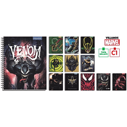 CUADERNO PROARTE UNIV. 7mm 100 Hjs TED/ ED MARVEL VILLANOS 