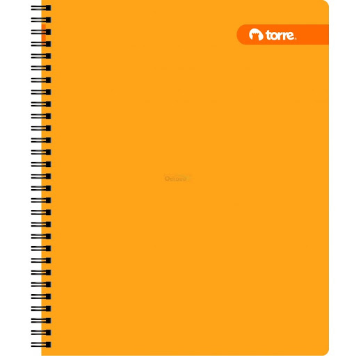 CUADERNO TORRE UNIV. 7mm 100 Hjs LISO FORRADO  1