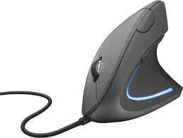 MOUSE ERGONOMICO TRUST VERTO ALAMBRICO/USB/ VERTICAL BLACK 22885 1
