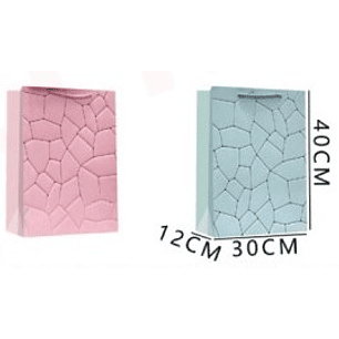 BOLSA DE REGALO TEXTURA 40 X 30 X 12 CMS.