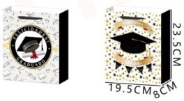 BOLSA DE REGALO GRADUACION 23.5 X 19.5 X 8 CMS. 1