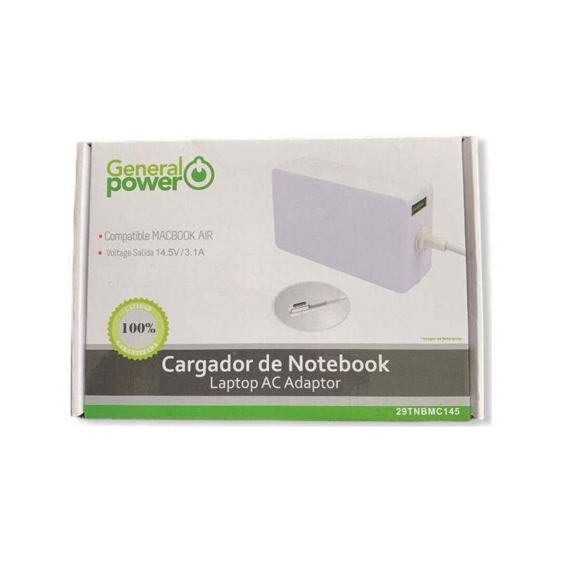 CARGADOR GENERAL POWER MACBOOK AIR MAGSAFE 1 14.5V/3.1A 29TNBMC145 1