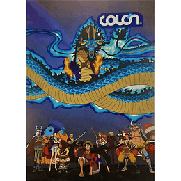 CUADERNO COLON TOP 7mm 150 Hjs ONE PIECE 