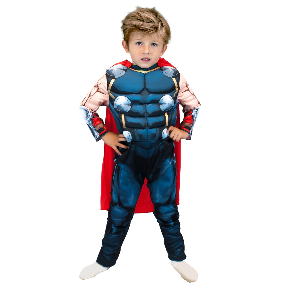 DISFRAZ GLAM THOR CON MUSCULOS TALLA 4/6 1