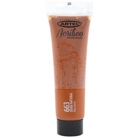 PINTURA ACRILICA ARTEL 35ML. SIENA NATURAL N°663  1