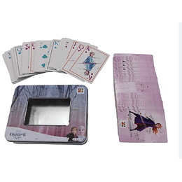 JUEGO DE NAIPES INGLES DISNEY TOYNG CAJA METALICA 3+ ADJ-1830