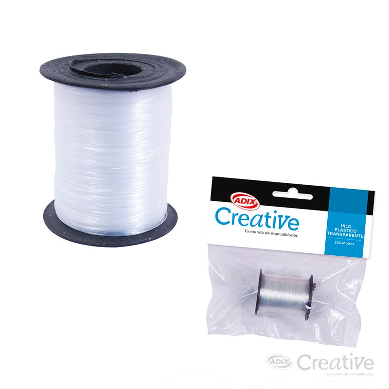 HILO PLASTICO ADIX TRANSPARENTE 80Mt. 1