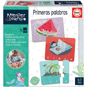 JUEGO APRENDER ES DIVERTIDO PRIMERAS PALABRAS +5