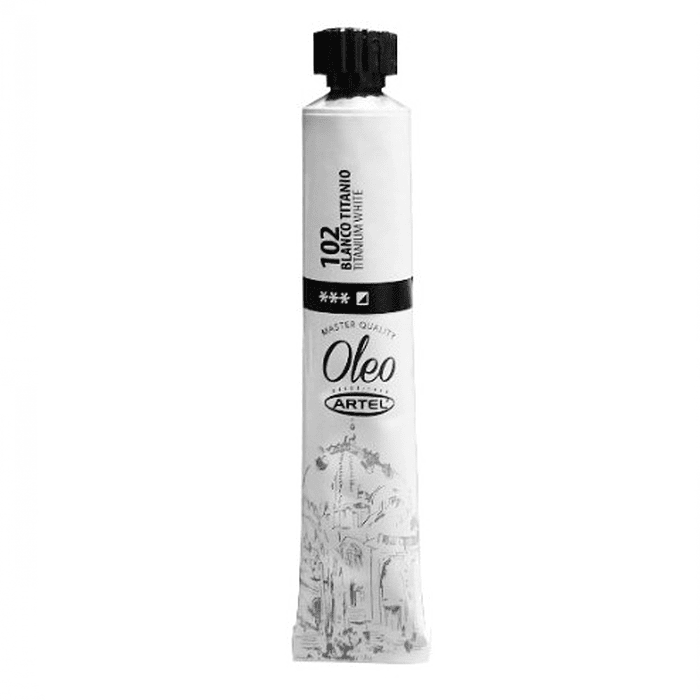 PINTURA OLEO ARTEL 22ML BLANCO TITANEO N°102