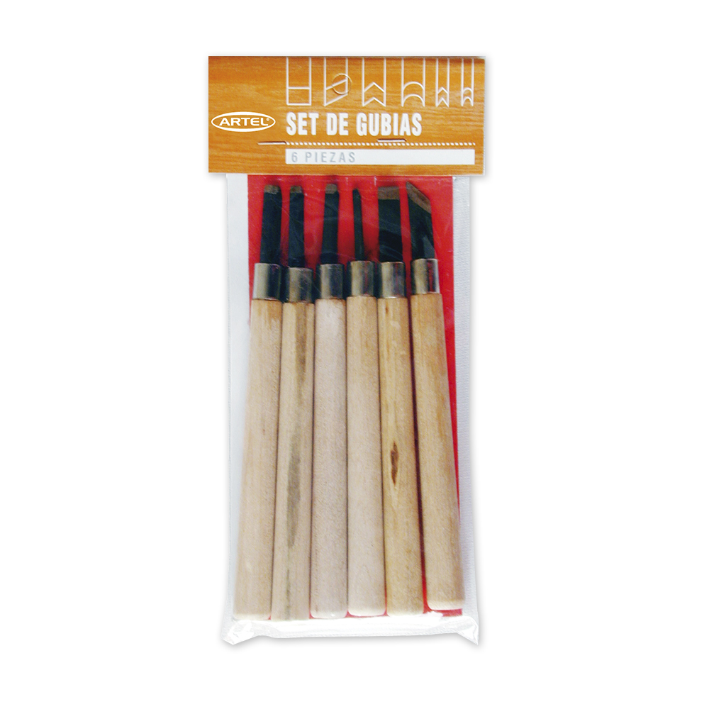 SET DE GUBIAS PARA TALLADO EN MADERA 1