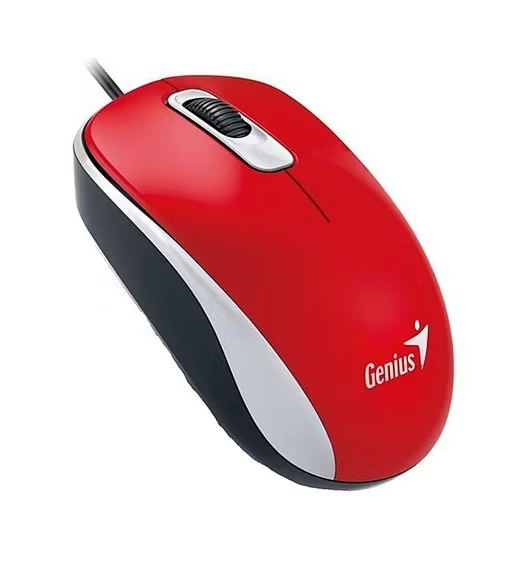 MOUSE ALAMBRICO GENIUS DX-110 ROJO 1