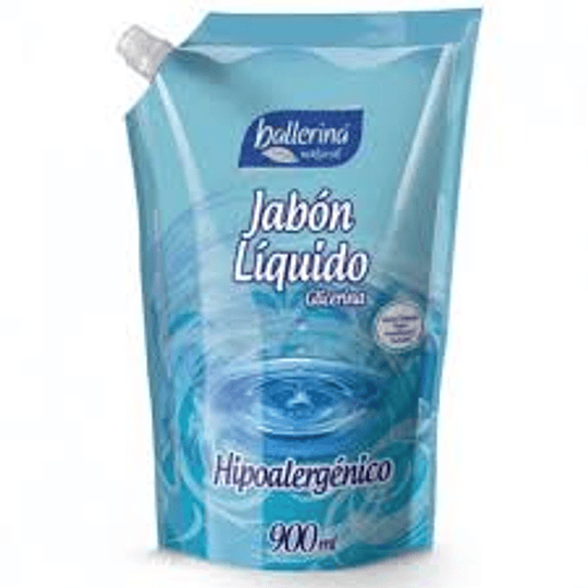 JABON LIQUIDO BALLERINA 750 ML DOYPACK HIPOALERGENICO