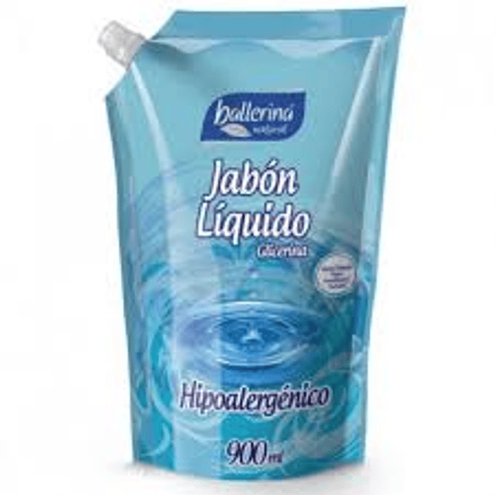 JABON LIQUIDO BALLERINA 750 ML DOYPACK HIPOALERGENICO