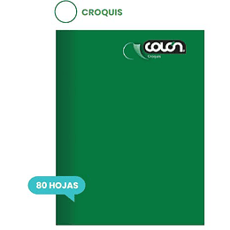 CUADERNO COLON COLLEGE LISO CROQUIS 80Hjs