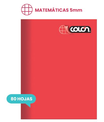 CUADERNO COLON COLLEGE LISO 5M 80Hjs 1