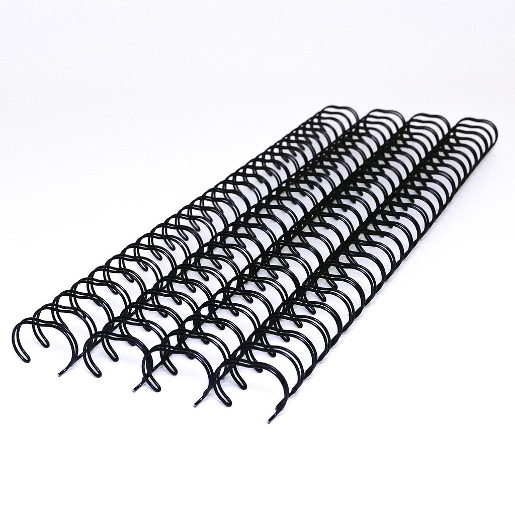 CAJA ANILLO METALICO 15MM NEGRO 20 UND. 1