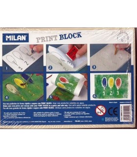 BLOQUE DE GRABADO MILAN S 11,4 X 7,2 X 0,9 CMS. 1