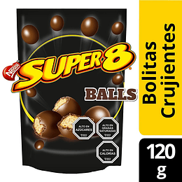 CHOCOLATE MACKAY SUPER 8 BALLS 120 GRS